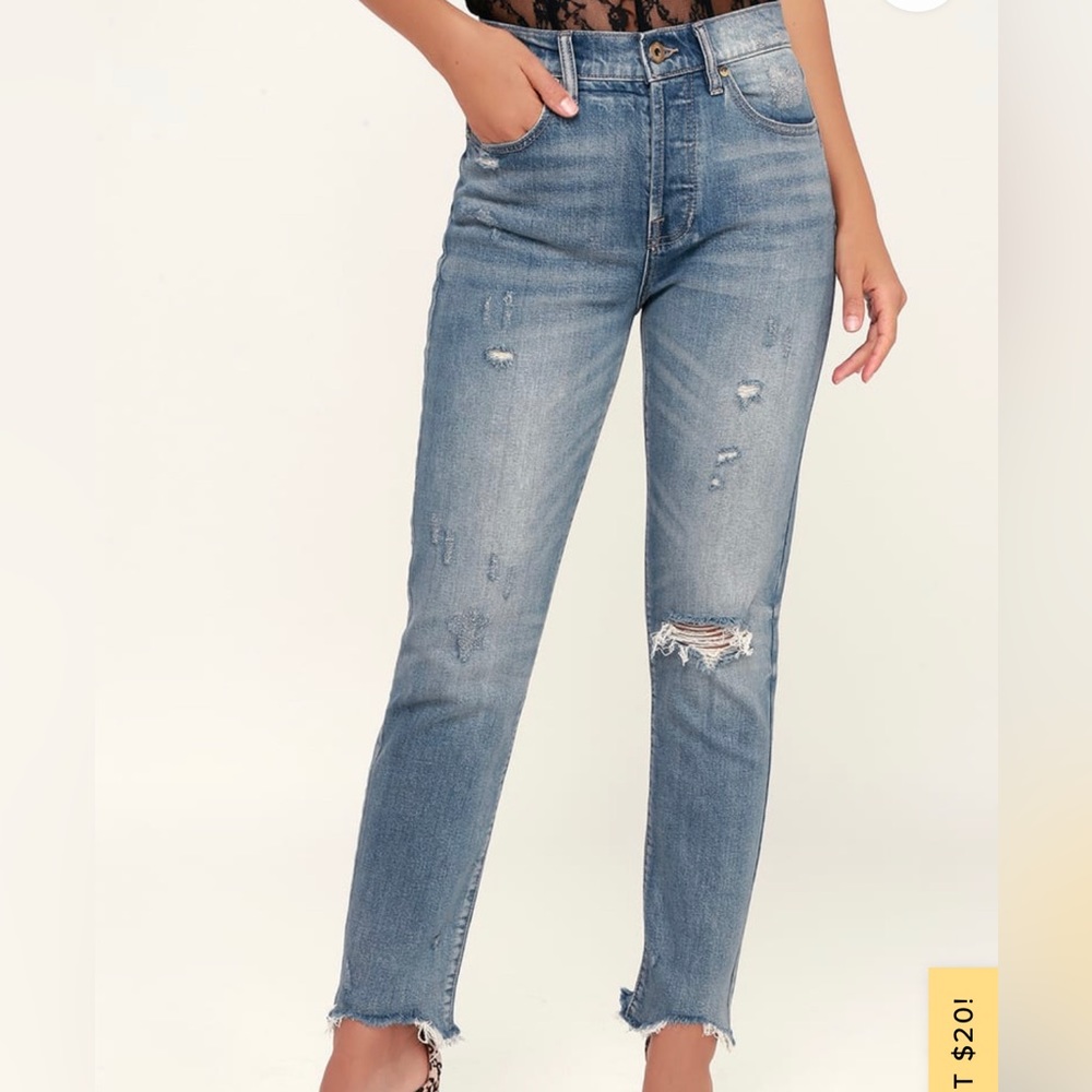 Beautiful blue denim jeans